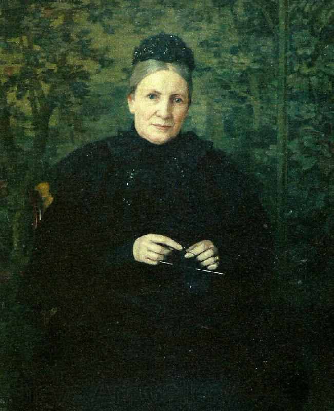 johan krouthen portratt av konstnarens mor